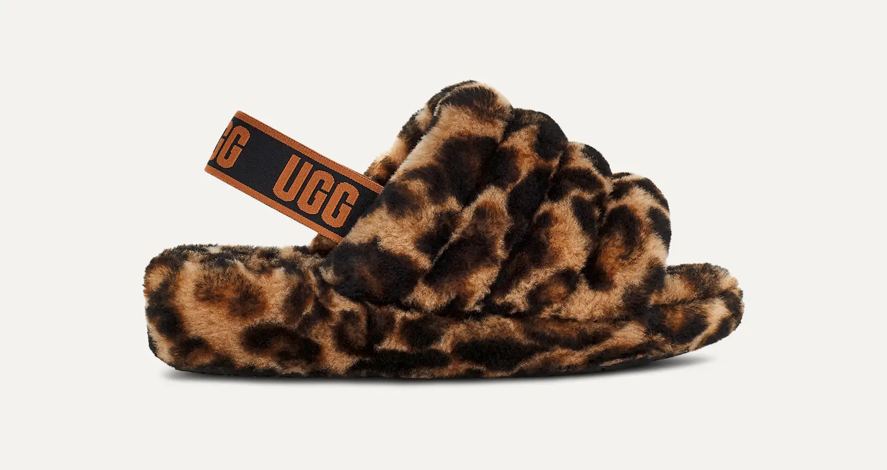 【UGG】Fluff Yeah Slide Panther プリント スリッパ ふわふわ★ Fluff Yeah Slide Panther Print Slipper | UGG®