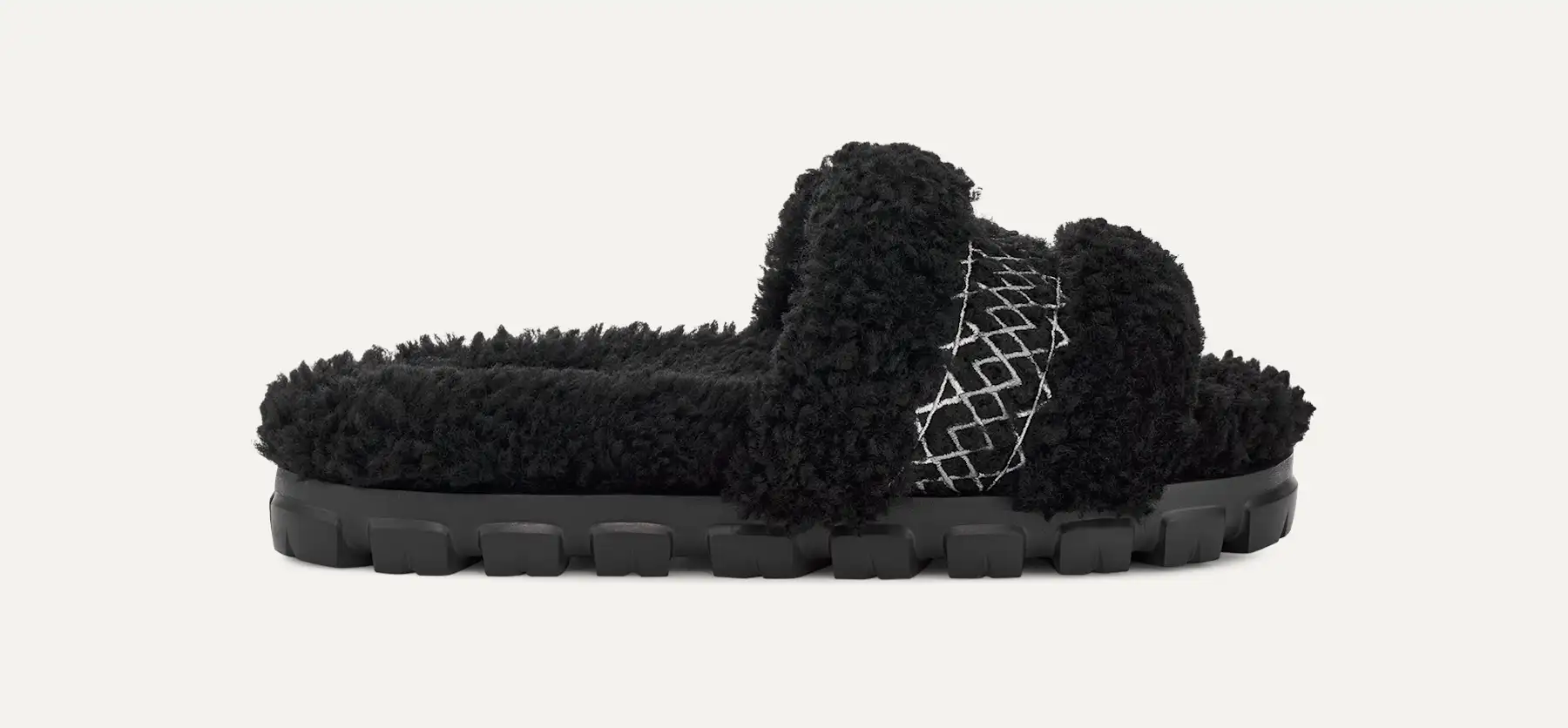 未使用級 UGG 24cm ブラック コゼッタ ロゴグラフ 1148770 Women's Cozetta UGG Braid | UGG®