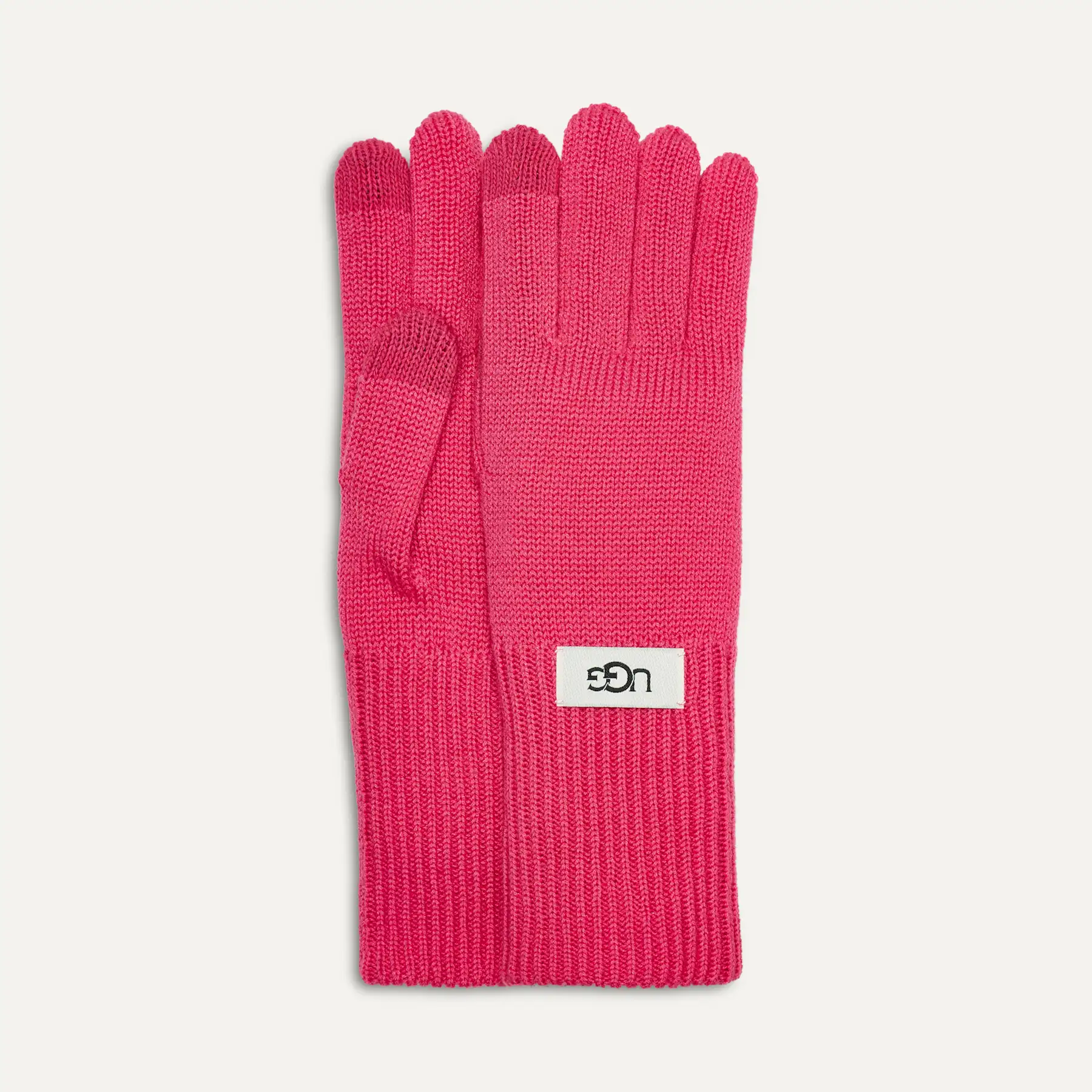 UGG Knit Logo Strap Glove　ピンク UGG Knit Logo Strap Glove ピンク - メルカリ