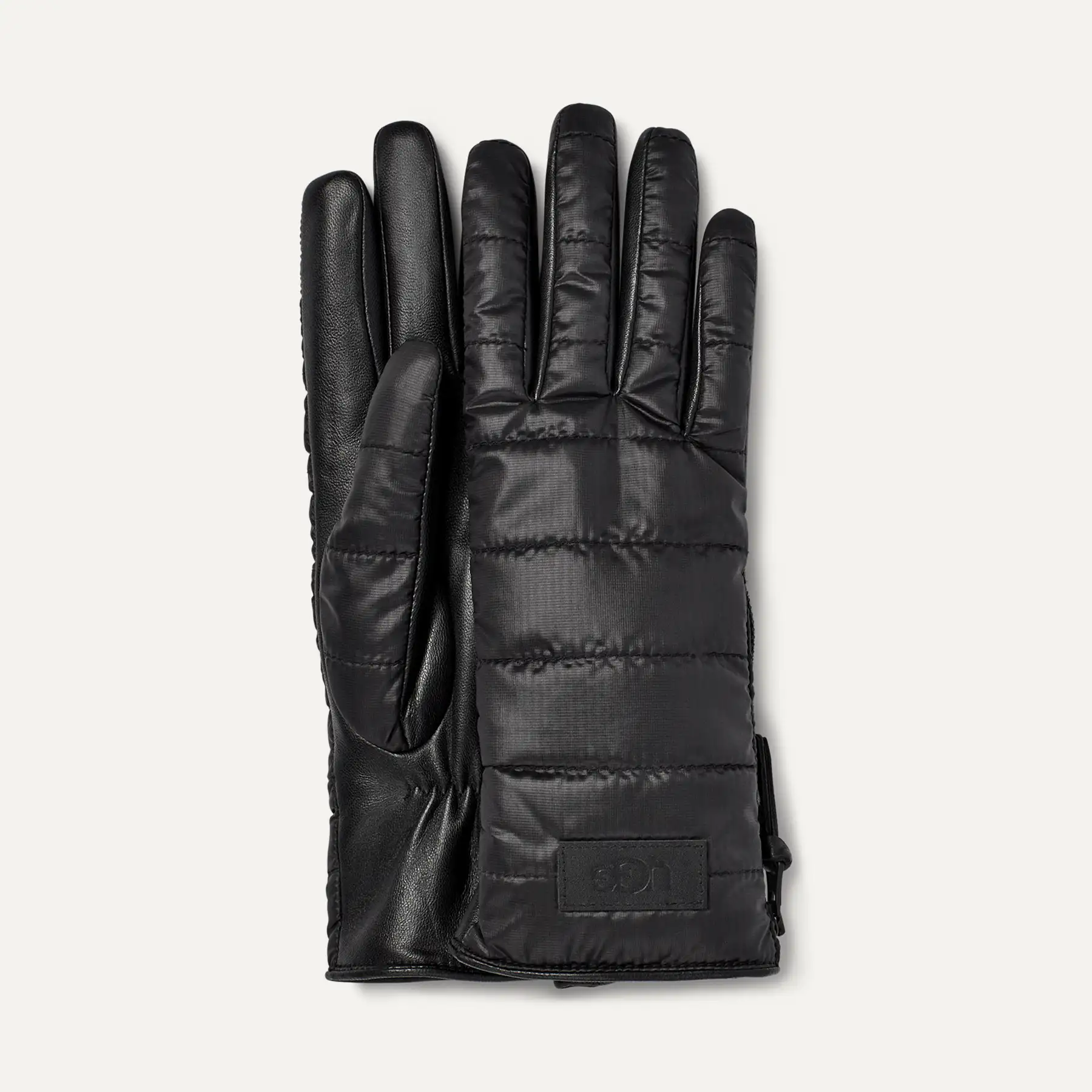 UGG 手袋 22660-BLK UGG® Sherpa Fabric Glove w Zipper for Women | UGG®