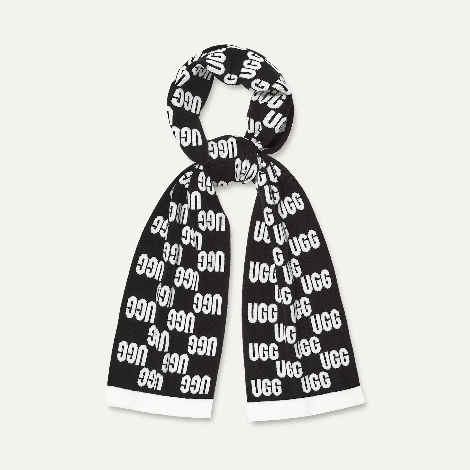 Women's Checked Graphic Logo Scarf | UGG®