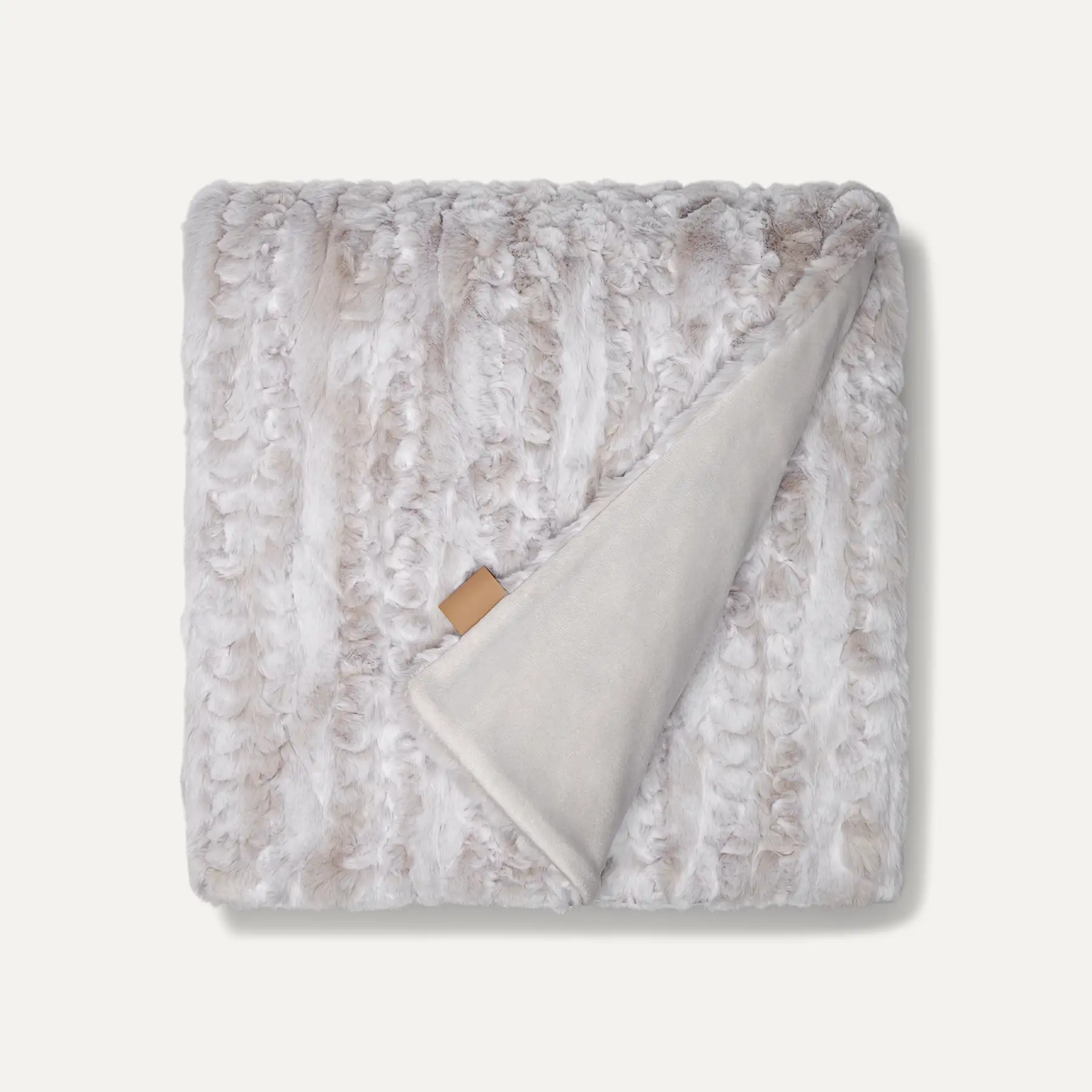 White Ugg Blanket Plaid Maia Throw 50