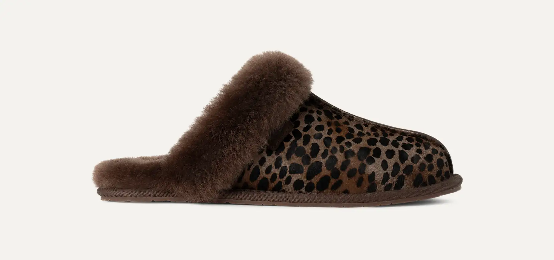 UGG SCUFFETTE Caspian★スカフェット スリッパ/レオパード柄 UGG Scuffette Caspian Spotted Animal Print Calf Hair