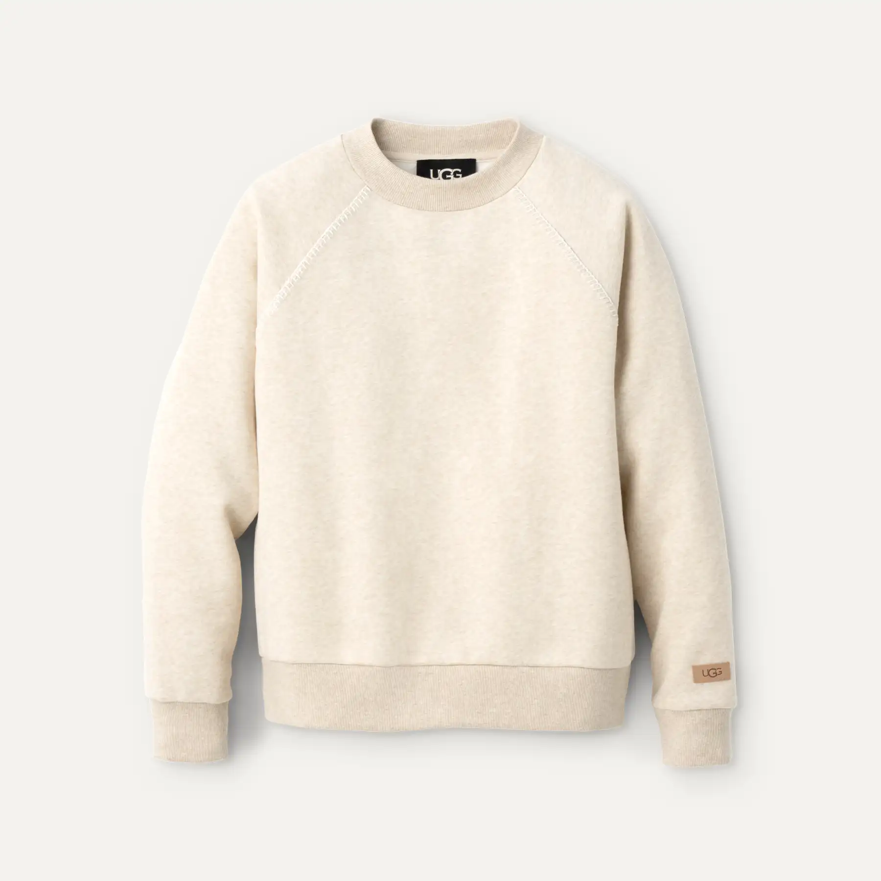 アグオーストラリア UGG クラシック Short Sleeve Crewneck レディース パーカー スウェット Sand Heather UGG® Classic Crewneck for Women | UGG®