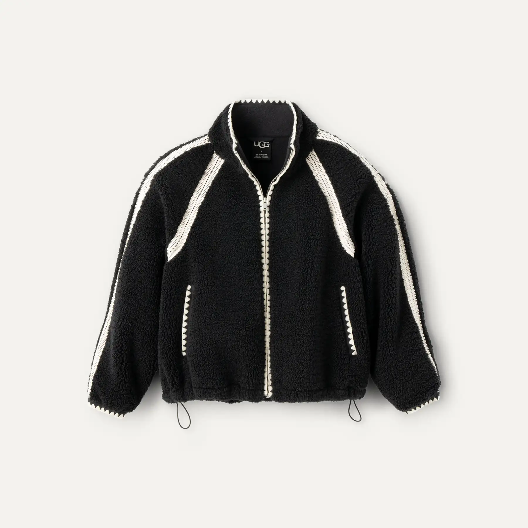 UGG Nikia Crochet UGGfluff Jacket for Women | UGG® UGG Nikia Crochet UGGfluff Jacket for Women | UGG®