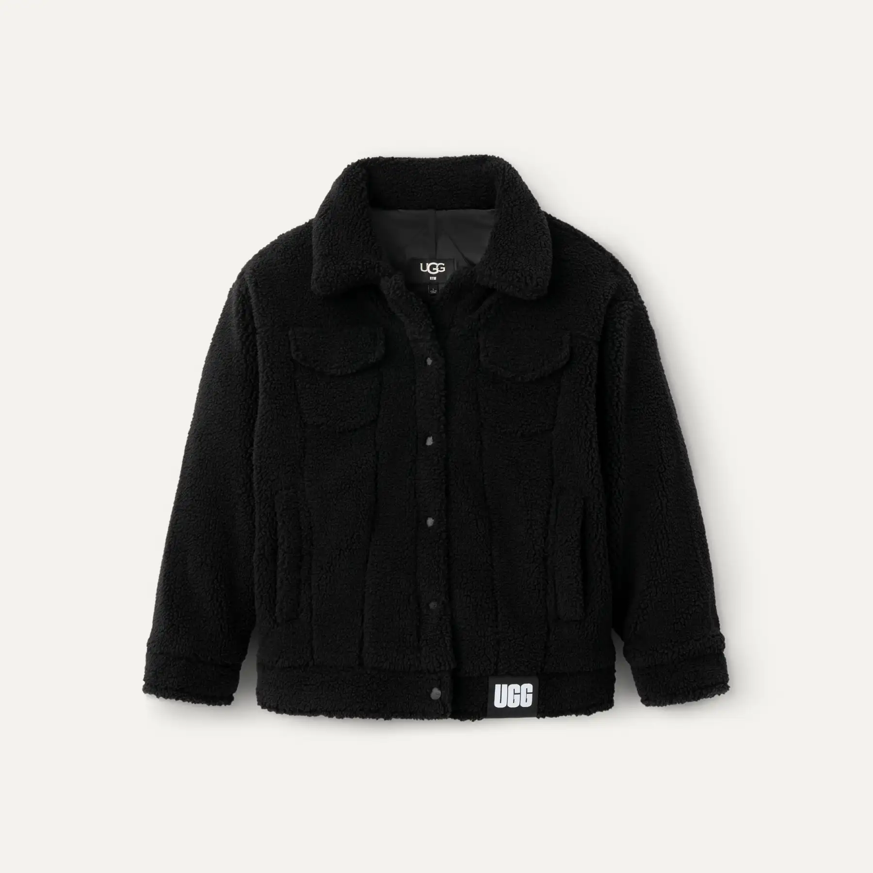 UGG Frankie Sherpa Trucker Jacket すぐ届く！ 1113951-BLK_1.png?_s=RAABAB0