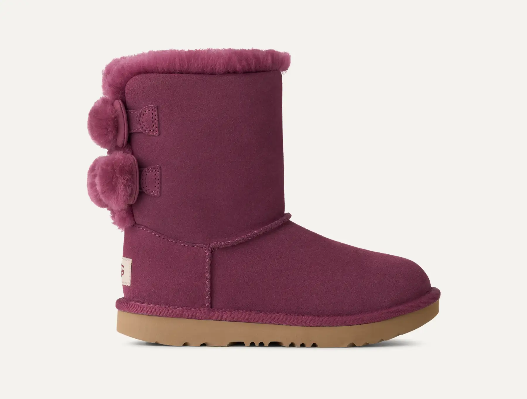 Purple Ugg Bailey Bow Port UGG Classic Bailey Bow Snugscape Boot