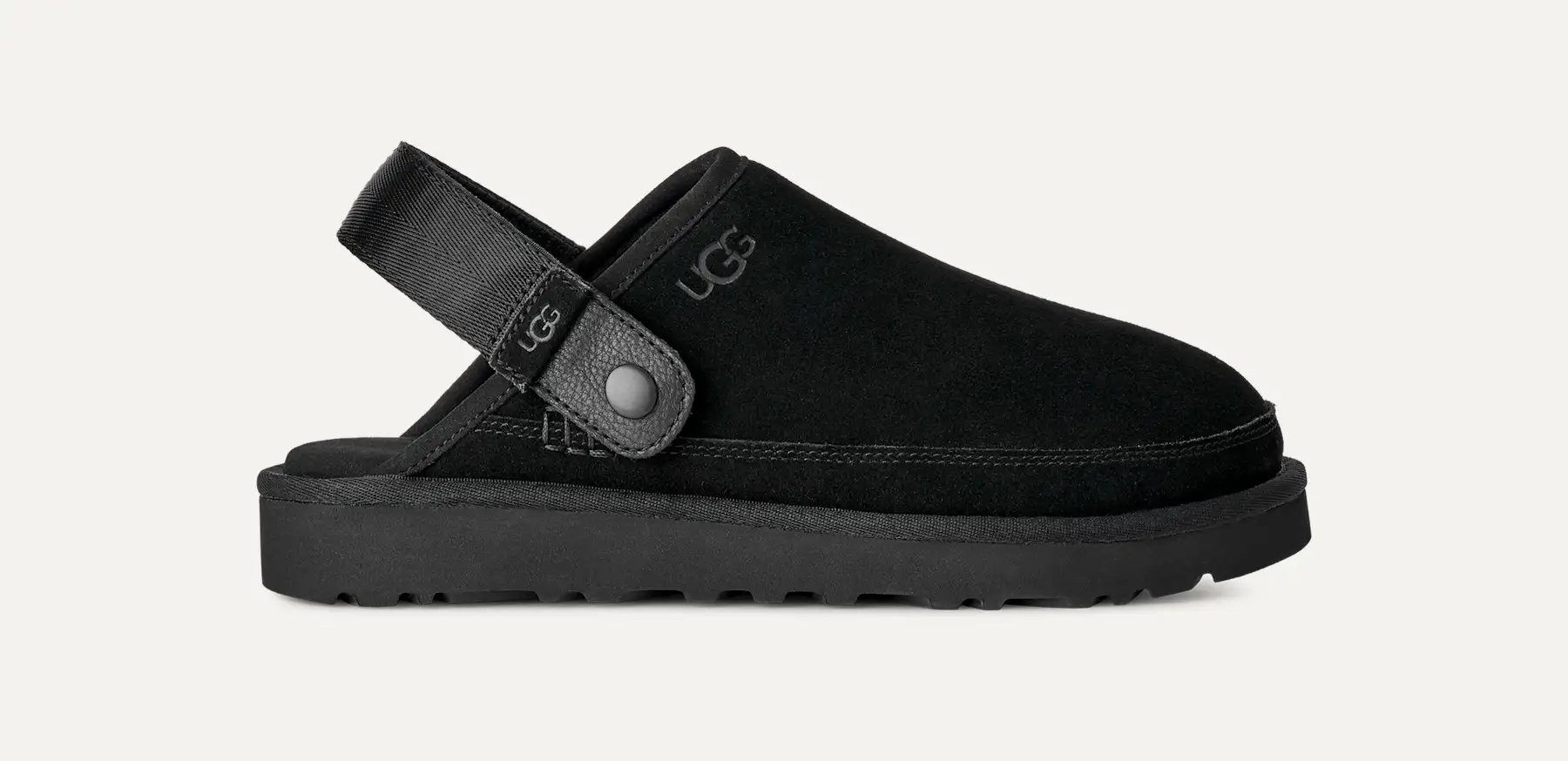 UGG GoldenCoast Clog Black Suede Mens Adjustable Strap Shoes 1142172 Size 11 NWB Amazon.com | UGG Men main image 2