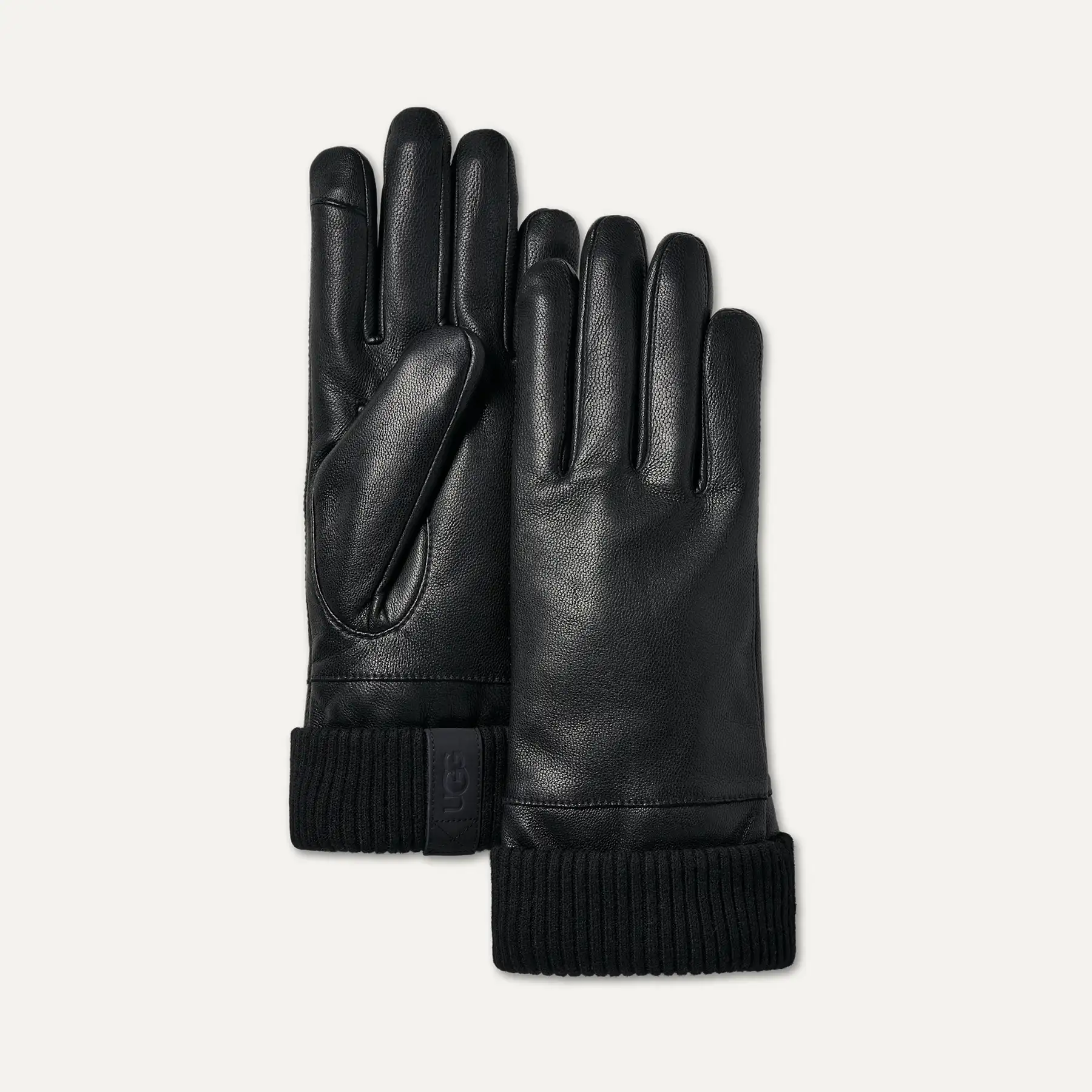 Leather Knit Cuff Glove for Men | UGG®