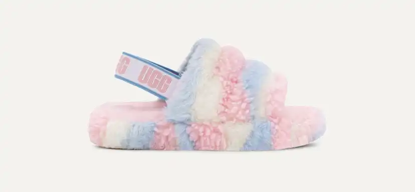UGG Fluff Yeah Slide Cali Collage 24㎝ Fluff Yeah Slide Cali Collage | UGG® Official