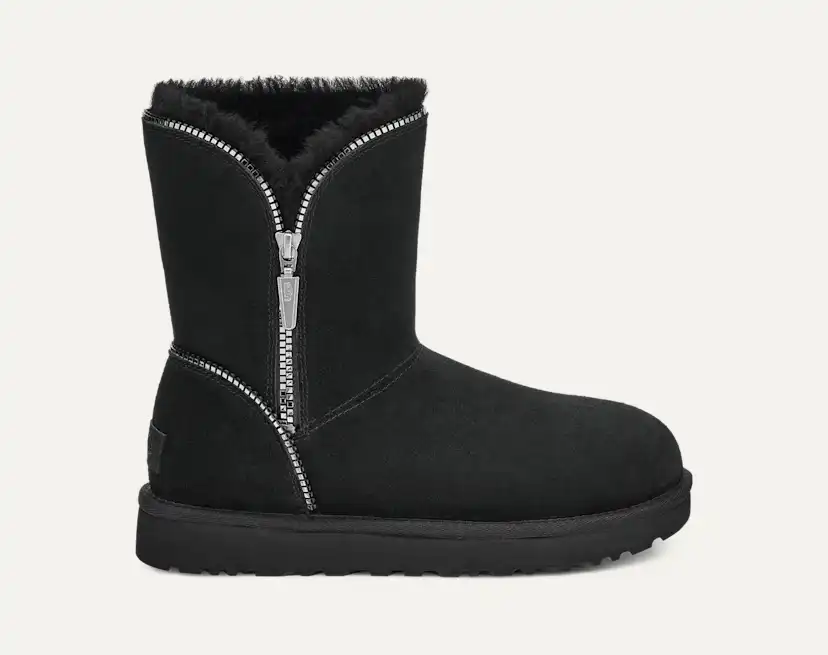 ほぼ未使用 UGG Mini Florence ムートンブーツ サイドジップ 黒 1127750-BLK_1.png?_s=RAABAB0
