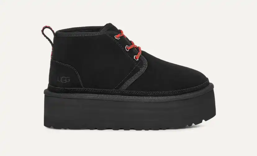美品☆ UGG Neumel Platform 24cm ブラック UGG® Neumel Platform Chukka Boot - Little Kid / Big Kid
