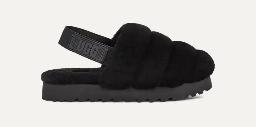 UGG W Super Fluff Slipper チャコールグレー JP22 UGG Super Fluff Slipper Sandals Womens / 1121751 | eBay