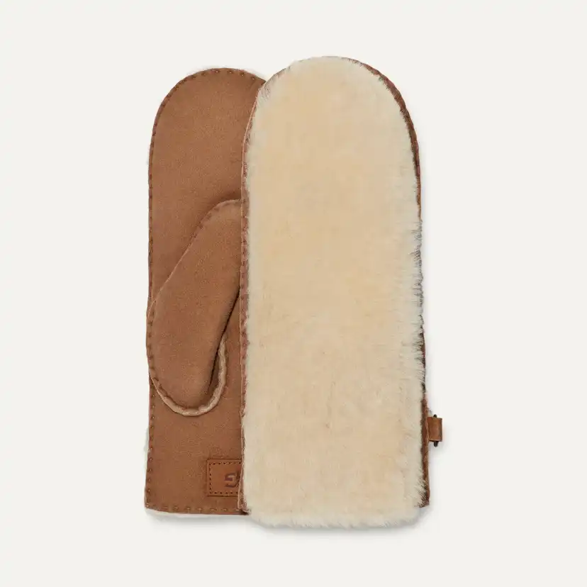 Women's Exposed Sheepskin Mitten