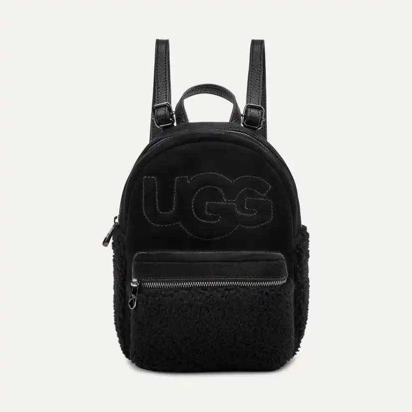 UGG DANNIE II MINI BACKPACK SHEEP レオパード UGG 1113836 Black Sheep Dannie II Mini Backpack