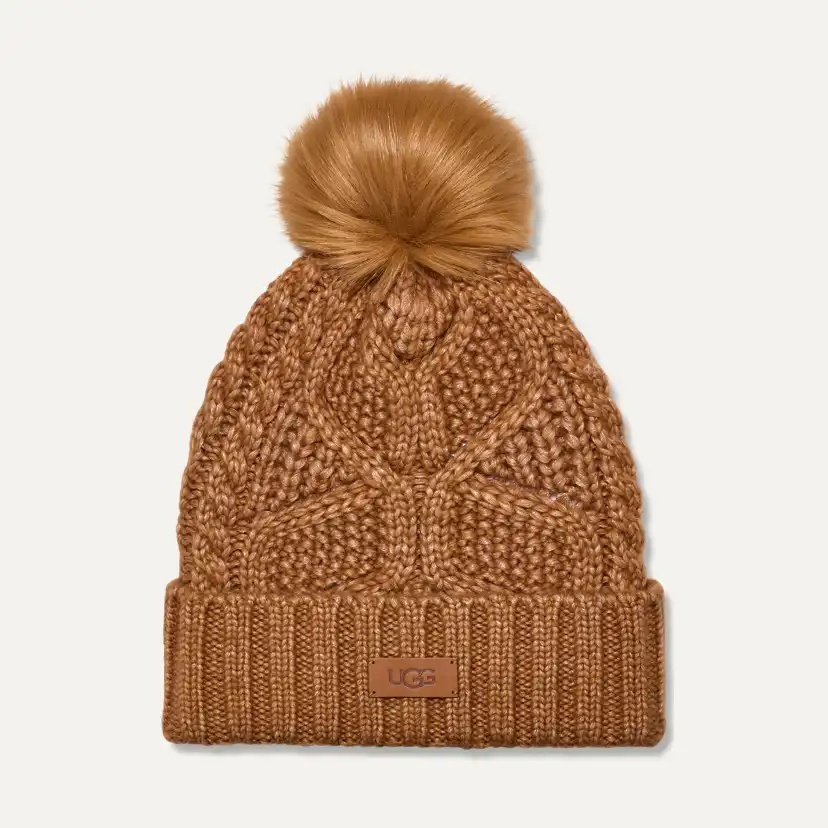 UGG® Cable Beanie With Pom for Women UGG®