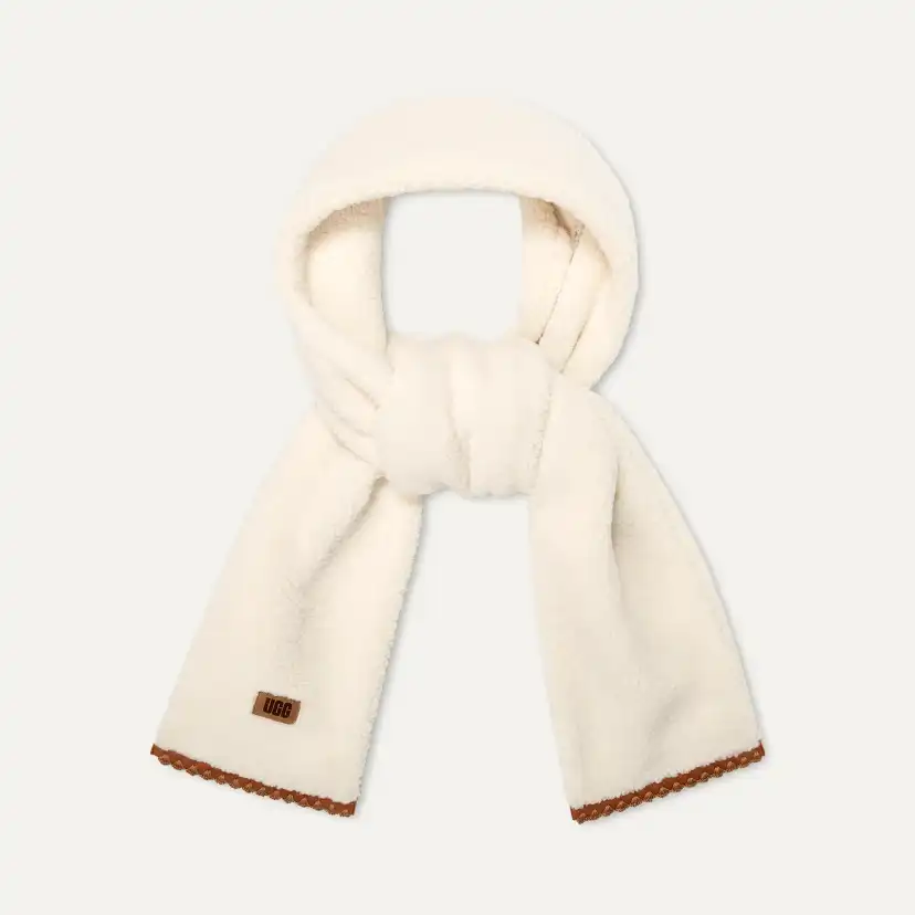 UGG FAUX FUR PULL THROUGH SCARF ホワイト UGG FAUX FUR PULL THROUGH SCARF ホワイト