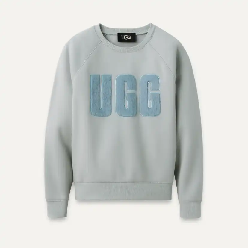 UGG Women's Madeline Fuzzy Logo Crewneck – Cozy & Stylish