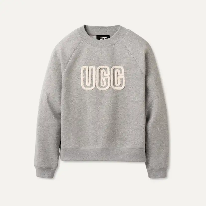 UGG スウェット ピンク グレー Lサイズ UGG® UGG Logo Crewneck for Women | UGG®