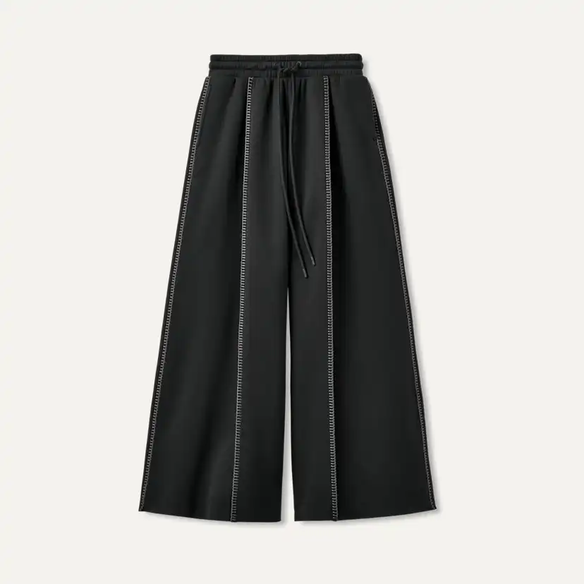 Pantalon classique à jambe large