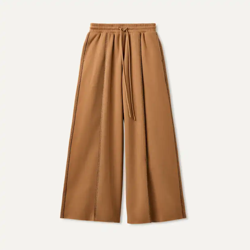Pantalon classique à jambe large