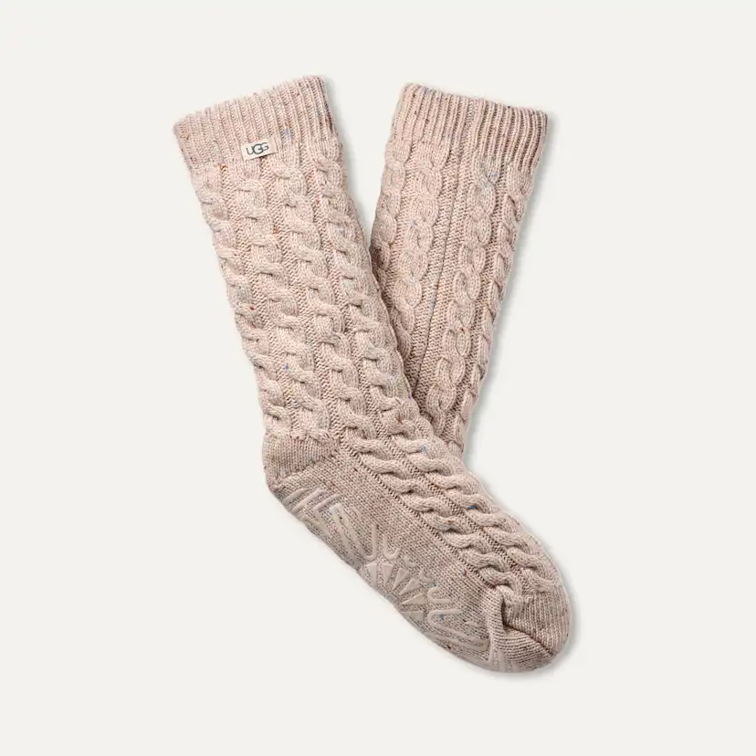 Elowyn Tricot à torsades doublée polaire​​​​​​​