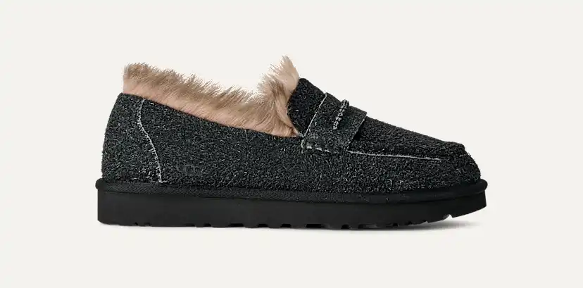 UGG W SCALLOPED MOC ブラック モカシン　黒 24 新品未使用 UGG W SCALLOPED MOC ブラック モカシン 黒 24 新品未使用 楽天