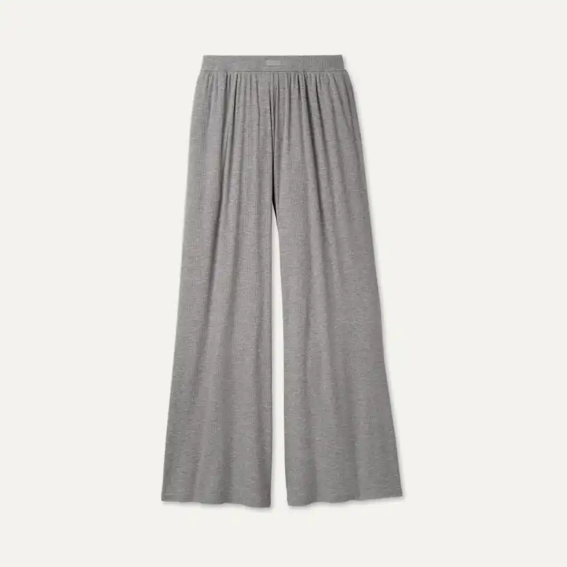 Imogen Wide Leg Pant Rib
