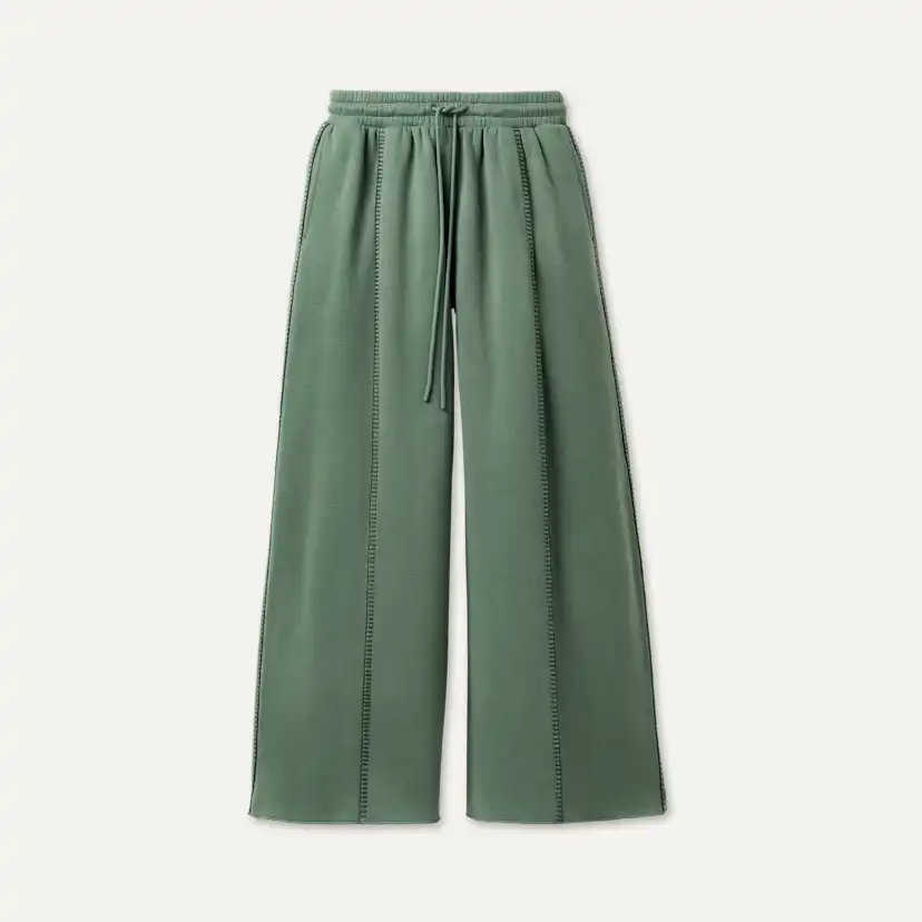 Pantalon classique à jambe large