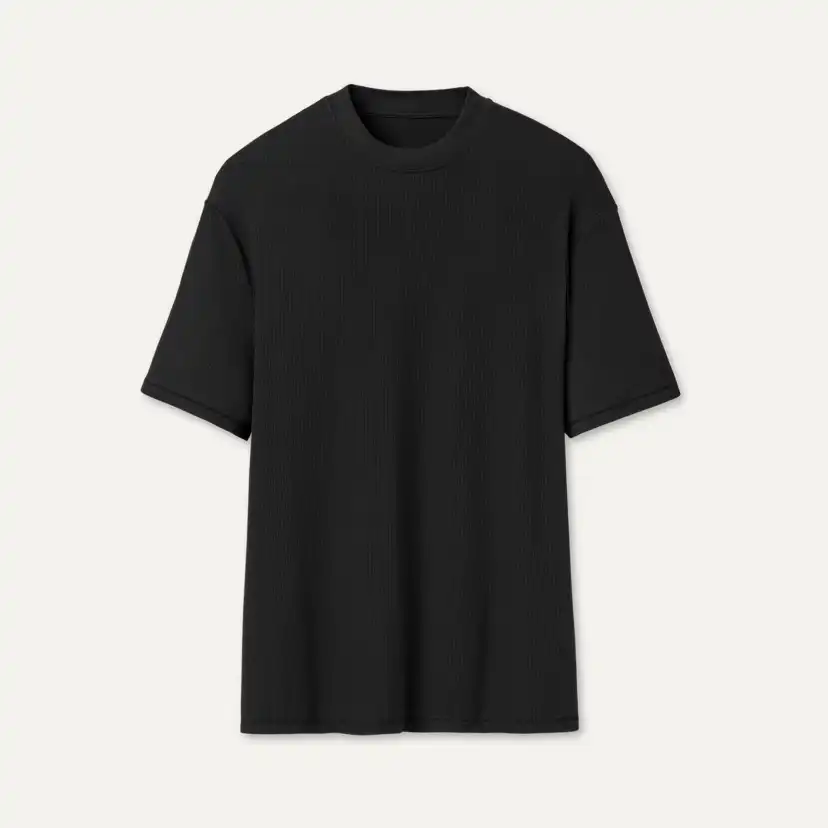 T-shirt côtelé décontracté Amarys