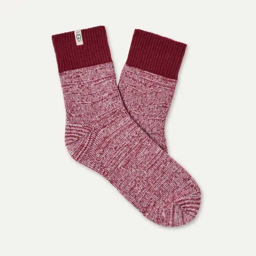 Rib Knit Slouchy Quarter