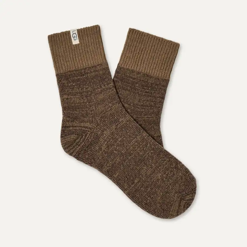 Rib Knit Slouchy Quarter