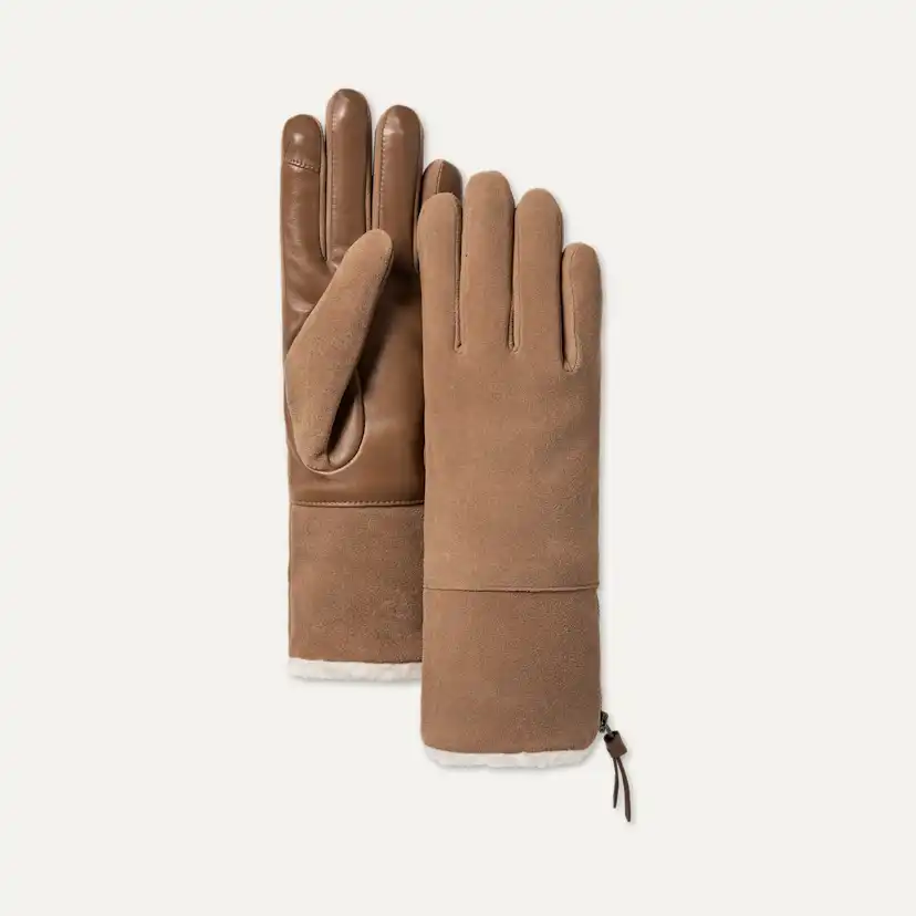 Suede Foldover Glove
