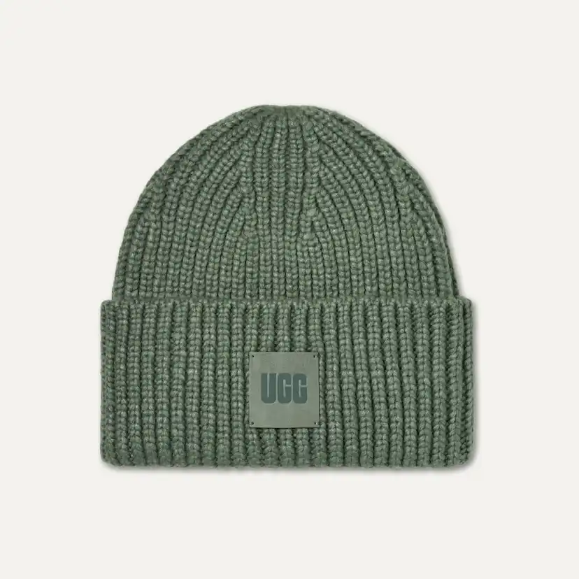 Tuque en tricot côtelé à grosses mailles