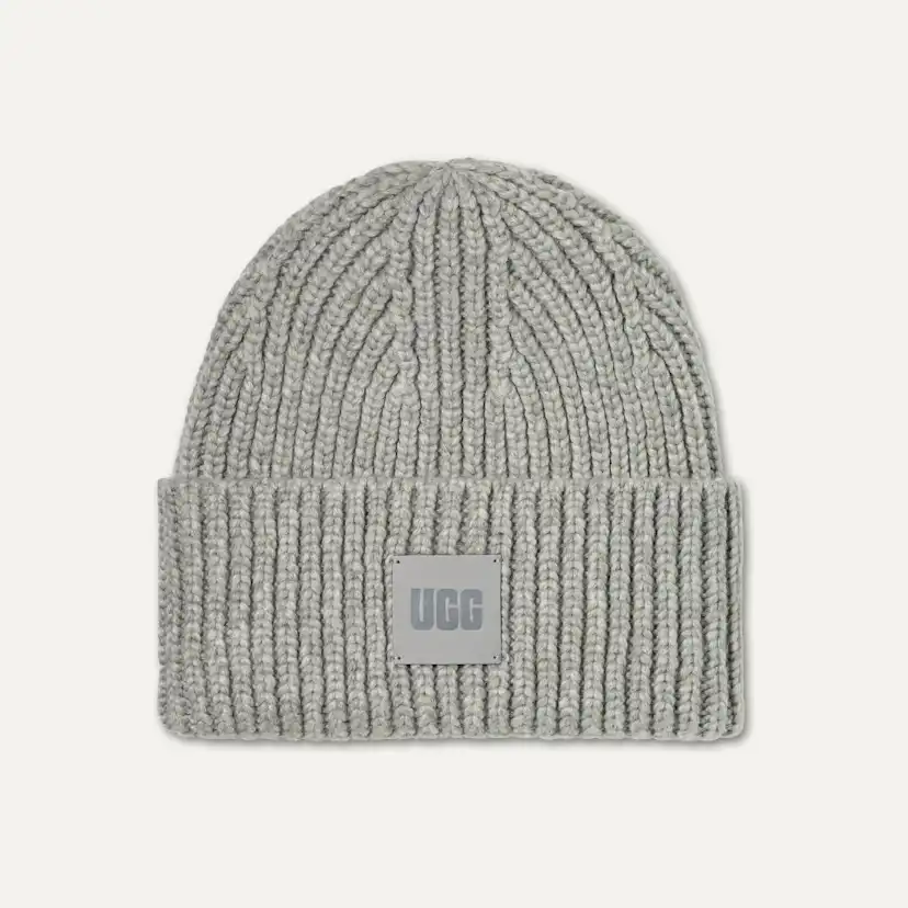 Tuque en tricot côtelé à grosses mailles