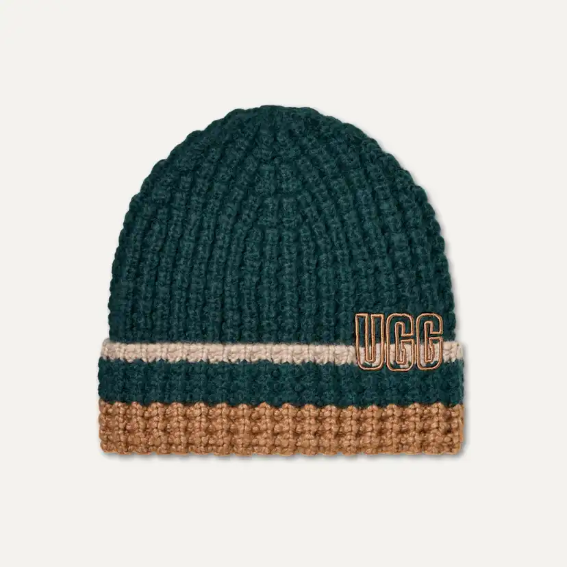 Waffle Stripe Beanie