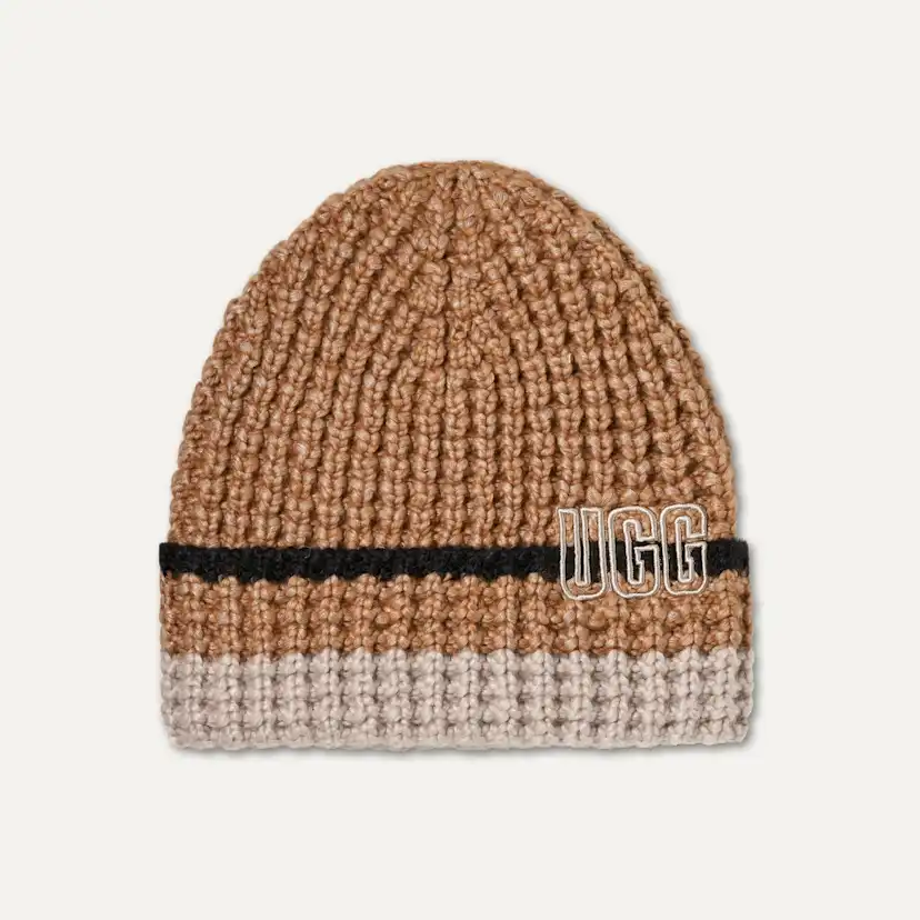 Waffle Stripe Beanie