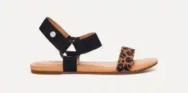 Damen Rynell Leopard Sandalen