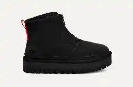 関税込み♪【UGG】Neumel X Zip 防水 厚底 ロゴ入り ブーツ UGG Neumel X Zip Waterproof Leather Booties | Dillard's