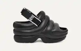 UGG Aww Yeah アーイヤー ボリュームソール 厚底サンダル 白 W7