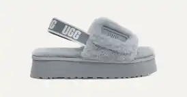 UGG DISCO CROSS SLIDE 24〜23.5 グレー Disco Cross Slide Sandal | UGG