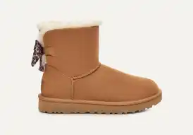 【UGG 】W BAILEY BOW LEOPARD Mini Bailey Bow Leopard Boot | UGG®