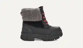 UGG ブーツ UGG Women's Classic Short Zipper Tape Logo Chestnut Suede