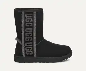 SALE!!★UGG★Classic Short ロゴ Women's Classic Short Zipper Tape Logo Boot | UGG®