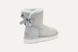 UGG Bailey bow Ⅱ ブーツ　グレー Womens UGG® Mini Bailey Bow II Boot - Gray | Journeys