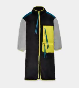 Manteau long en sherpa Marlene