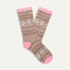 Chaussette mi-mollet graphique Leslie