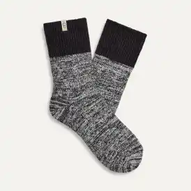 【UGG】★ソックス★ Women's Rib Knit Slouchy Quarter UGG Women's Rib Knit Slouchy Quarter Sock, Black, O/S at