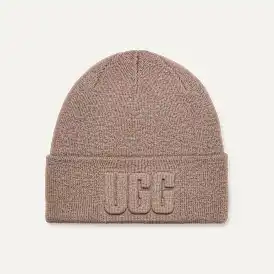 【新品】UGG 3D GRAPHIC LOGO BEANIE ニット帽　グレー 楽天市場】UGG アグ ニット帽 W 3D GRAPHIC LOGO BEANIE 21675