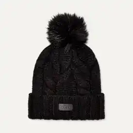 Women's Cable Beanie W Pom Hat | UGG®